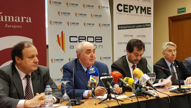 El Consejo Aragonés de Cámaras, CEOE y CEPYME reclaman inversiones urgentes en infraestructuras ferroviarias y de carretera por el Pirineo Central