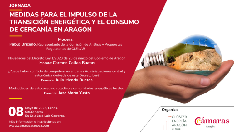 Medidas para el impulso de la transición energética y el consumo de cercanía en Aragón